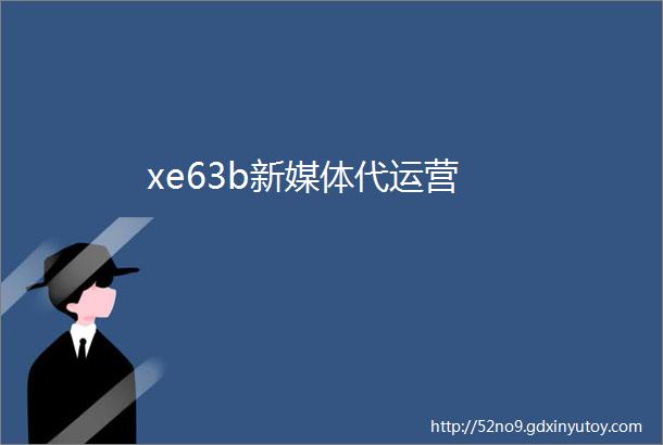 xe63b新媒体代运营