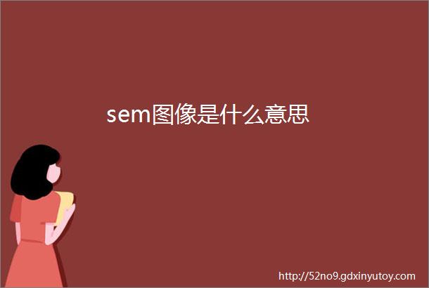 sem图像是什么意思